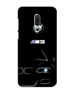 Чехол для Meizu 16 Plus с картинкой «Минималистичный принт BMW M3»