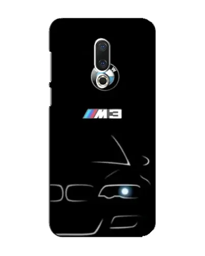 Чехол для Meizu 16 Plus с картинкой «Минималистичный принт BMW M3» Чехол для Meizu 16 Plus с картинкой «Минималистичный принт BMW M3»