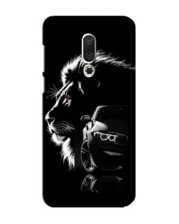 Чехол для Meizu 16 Plus с картинкой «BMW и лев»