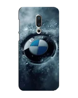 Чехол для Meizu 16 Plus с картинкой «Логотип BMW — лед»