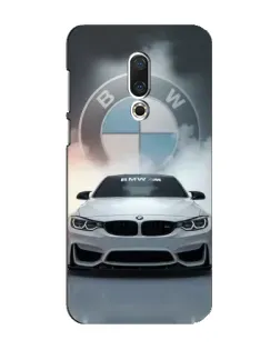 Чехол для Meizu 16 Plus с картинкой «BMW в белом дыму»