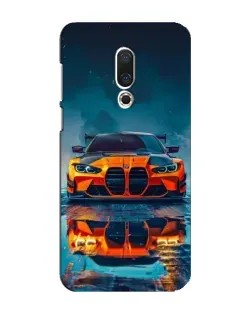 Чехол для Meizu 16 Plus с картинкой «BMW — золотая эмблема»