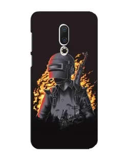 Чохол для Meizu 16 Plus з картинкою «PUBG — вогняний силует» Чохол для Meizu 16 Plus з картинкою «PUBG — вогняний силует»
