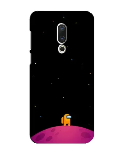 Чехол для Meizu 16 Plus с картинкой «Одинокий герой на планете»