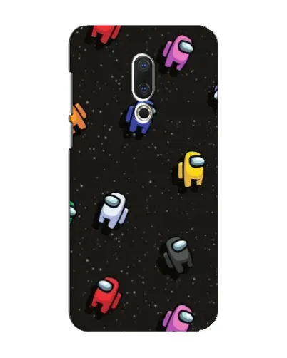 Чехол для Meizu 16 Plus с картинкой «Космический паттерн Among Us»