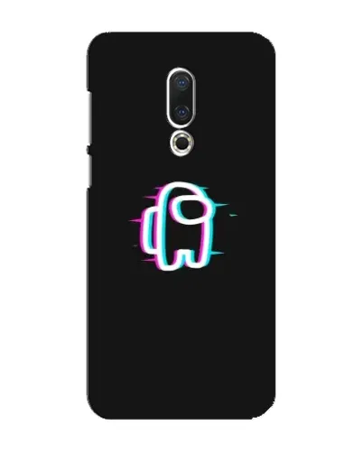 Чехол для Meizu 16 Plus с картинкой «Among Us неон»