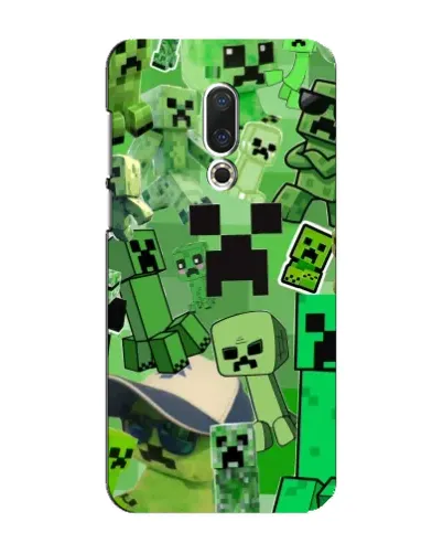 Чохол для Meizu 16 Plus з картинкою «Кріпери Minecraft»