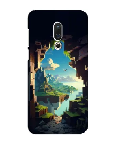 Чохол для Meizu 16 Plus з картинкою «Вид з печери»