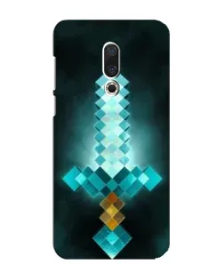 Чохол для Meizu 16 Plus з картинкою «Алмазний меч неон»