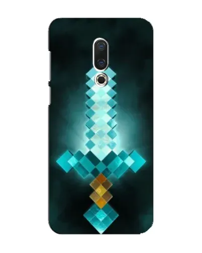 Чохол для Meizu 16 Plus з картинкою «Алмазний меч неон»