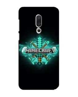 Чохол для Meizu 16 Plus з картинкою «Minecraft Diamond лого»