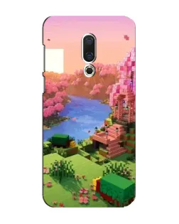 Чохол для Meizu 16 Plus з картинкою «Рожеве дерево Minecraft»