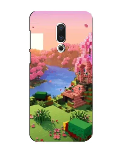 Чохол для Meizu 16 Plus з картинкою «Рожеве дерево Minecraft»