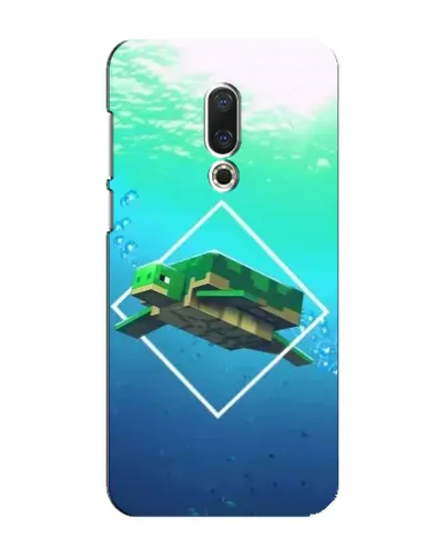 Чехол для Meizu 16 Plus с картинкой «Черепаха Minecraft» Чехол для Meizu 16 Plus с картинкой «Черепаха Minecraft»