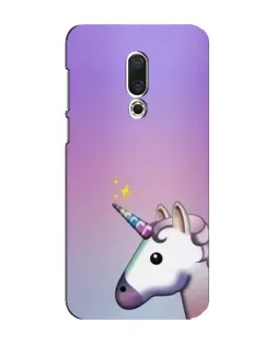 Чехол для Meizu 16 Plus с картинкой «Единорог градиент»