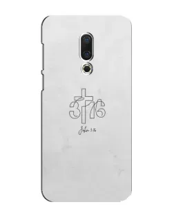Чохол для Meizu 16 Plus з картинкою «Івана 3:16 Хрест» Чохол для Meizu 16 Plus з картинкою «Івана 3:16 Хрест»