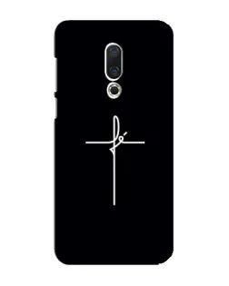 Чехол для Meizu 16 Plus с картинкой «Тонкий крест»