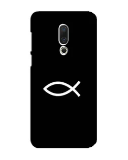 Чехол для Meizu 16 Plus с картинкой «Символ рыбы Jesus»