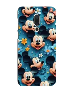 Чехол для Meizu 16 Plus с картинкой «Паттерн Микки и Минни»