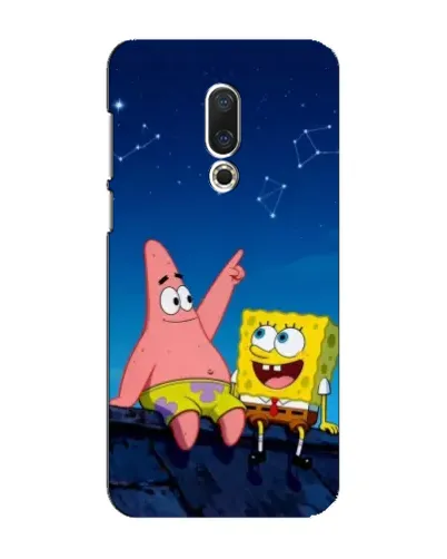 Чохол для Meizu 16 Plus з картинкою «Губка Боб та Патрік вночі» Чохол для Meizu 16 Plus з картинкою «Губка Боб та Патрік вночі»