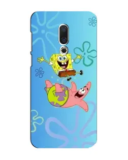 Чохол для Meizu 16 Plus з картинкою «Спанч Боб та Патрік»