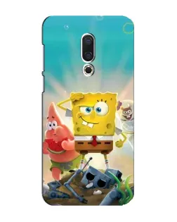 Чохол для Meizu 16 Plus з картинкою «Спанч Боб переможець»