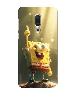 Чохол для Meizu 16 Plus з картинкою «Сяючий Спанч Боб»