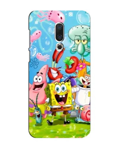 Чехол для Meizu 16 Plus с картинкой «Губка Боб и друзья» Чехол для Meizu 16 Plus с картинкой «Губка Боб и друзья»