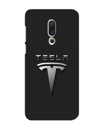 Чехол для Meizu 16 Plus с картинкой «Стальной логотип Tesla» Чехол для Meizu 16 Plus с картинкой «Стальной логотип Tesla»