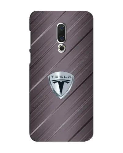 Чехол для Meizu 16 Plus с картинкой «Металлическая текстура Tesla» Чехол для Meizu 16 Plus с картинкой «Металлическая текстура Tesla»
