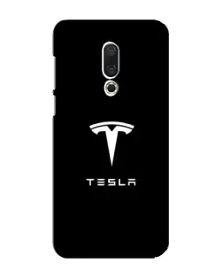Чехол для Meizu 16 Plus с картинкой «Tesla White Logo»