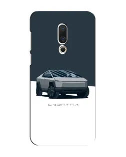 Чехол для Meizu 16 Plus с картинкой «Серебристый Cybertruck Tesla»