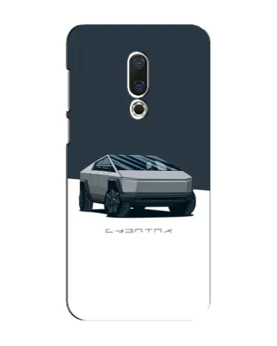 Чехол для Meizu 16 Plus с картинкой «Серебристый Cybertruck Tesla» Чехол для Meizu 16 Plus с картинкой «Серебристый Cybertruck Tesla»