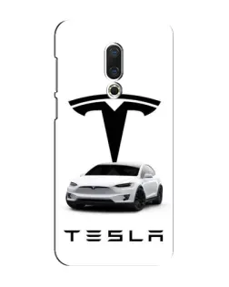 Чехол для Meizu 16 Plus с картинкой «Tesla White Style»