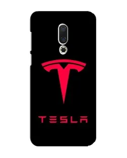 Чехол для Meizu 16 Plus с картинкой «Tesla Red Logo»