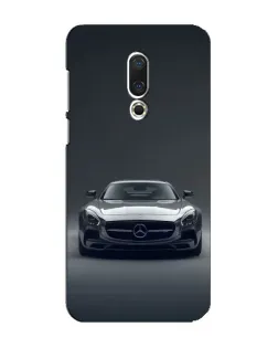Чехол для Meizu 16 Plus с картинкой «Mercedes на черном»