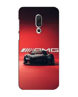 Чехол для Meizu 16 Plus с картинкой «Mercedes AMG — красная линия»