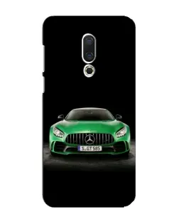 Чехол для Meizu 16 Plus с картинкой «Mercedes — неоновый лого»