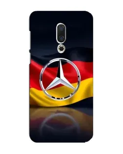 Чехол для Meizu 16 Plus с картинкой «Mercedes — флаг Германии»