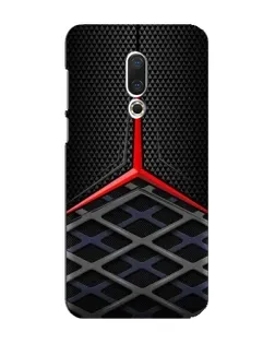 Чехол для Meizu 16 Plus с картинкой «Mercedes Carbon Grid»