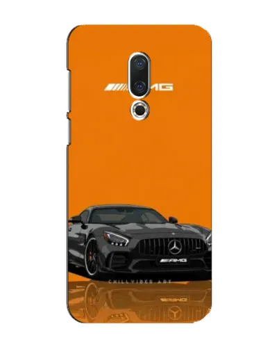 Чехол для Meizu 16 Plus с картинкой «Оранжевый Mercedes AMG» Чехол для Meizu 16 Plus с картинкой «Оранжевый Mercedes AMG»