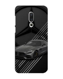 Чехол для Meizu 16 Plus с картинкой «Mercedes AMG — графика»