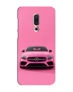 Чехол для Meizu 16 Plus с картинкой «Розовый Mercedes AMG»