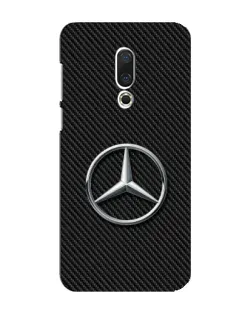 Чехол для Meizu 16 Plus с картинкой «Карбоновый Mercedes стиль»
