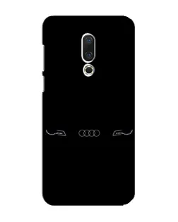 Чехол для Meizu 16 Plus с картинкой «Audi — световой подпись»