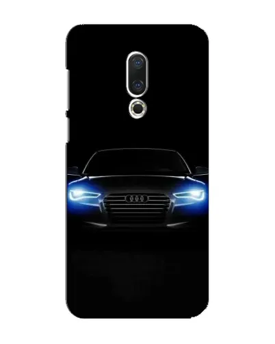 Чехол для Meizu 16 Plus с картинкой «Audi в неоне»