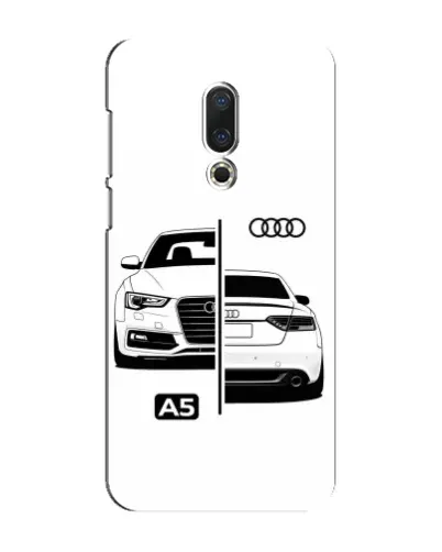 Чехол для Meizu 16 Plus с картинкой «Audi — контрастный дизайн»