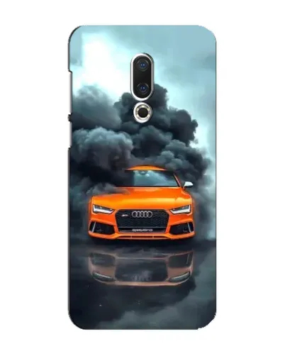 Чехол для Meizu 16 Plus с картинкой «Audi в облаках дыма»