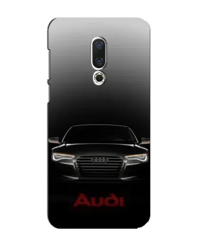 Чехол для Meizu 16 Plus с картинкой «Audi — градиентный контур»