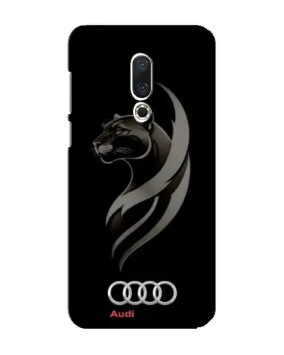 Чехол для Meizu 16 Plus с картинкой «Графика — пантера и Audi»